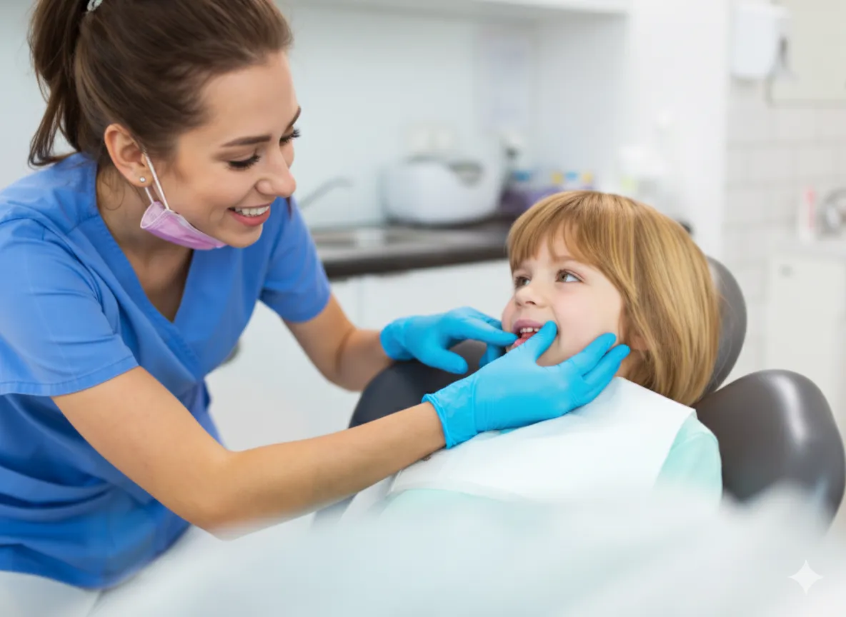 Dental team verifying insurance before a visit